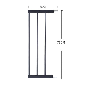 Levede Baby Safety Gate Adjustable Pet Black 20cm Extension-1973194019416707074