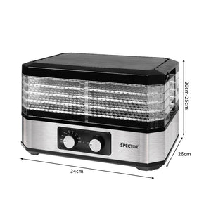 Spector Food Dehydrators Stainless Steel-1973193933416697858