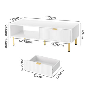 Levede 110cm Coffee Table-1996005393536520194