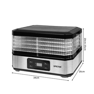 Spector Food Dehydrators Stainless Steel-1973193933592858626