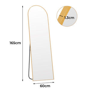 Yezi 165X60CM Full Length Mirror Wall Mounted Mirror Gold-1996005489145679874