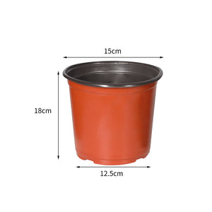 Lambu 100x Plastic Plant Pots Bulk Flowers X-Large-1973193779884199938
