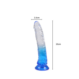 Urway Dildo Dong Realistic Penis Cock Blue 20cm-1973193734069817346