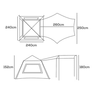 Mountview Instant Pop up Tent Automatic-1975420418022051842