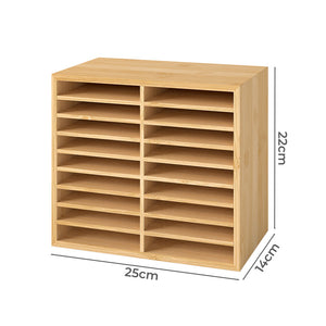 Levede Bamboo Marker Organizer Large Capacity Holder-1996005516182163456