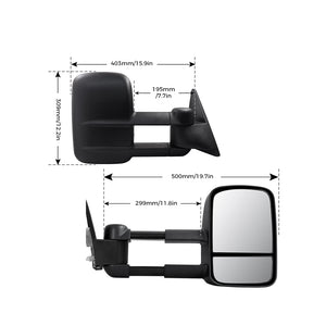 Galvan 2x Extendable Towing Mirrors-1973193729183453186