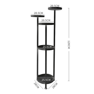Levede Plant Stand Outdoor Indoor Flower Black Large-1973193773248811010