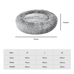 PaWz Pet Bed Memory Foam Dog Donut Charcoal X-Large-1973193687605317634