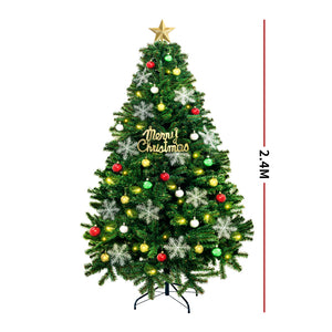 SANTACO Christmas Tree 2.4M 8Ft Xmas 2.4 Meter-1973193791405953026