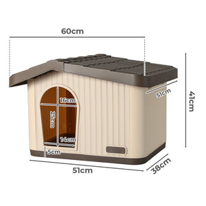 Pawz Plastic Dog Cage Kennel for Small Dogs with Vent-1996009990539841538