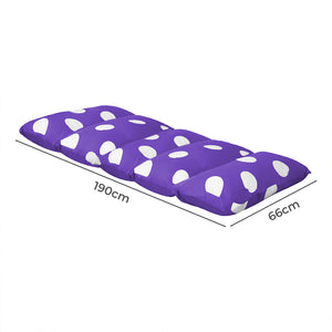Dreamz Foldable Mattress Kids Pillow Purple Medium-1975420443980599298
