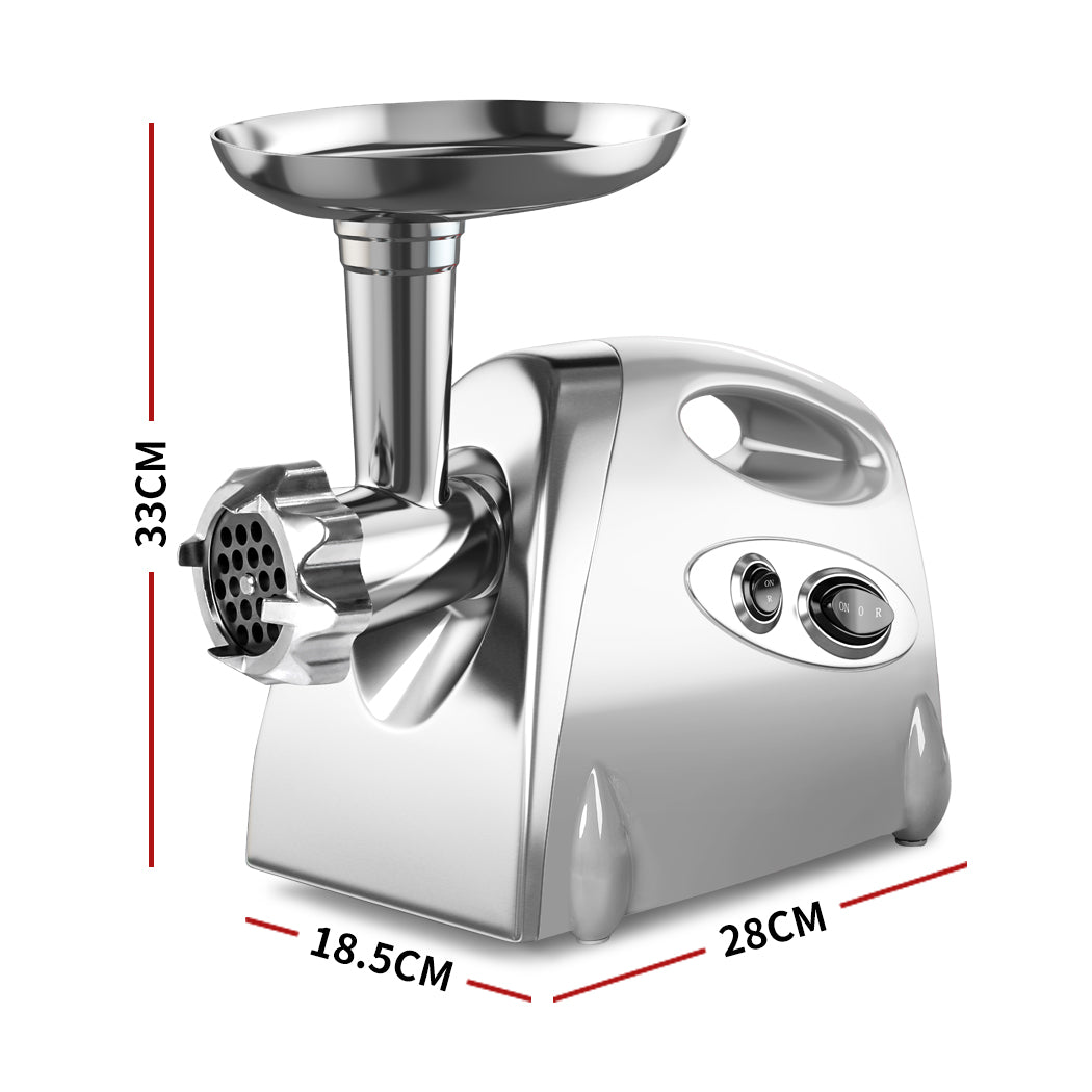 800w-electric-meat-grinder-mincer-sausage-silver-1973193959182307330