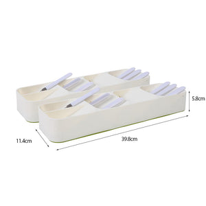 2x Cutlery Organiser Drying Tray Kitchen-1975420477635694594