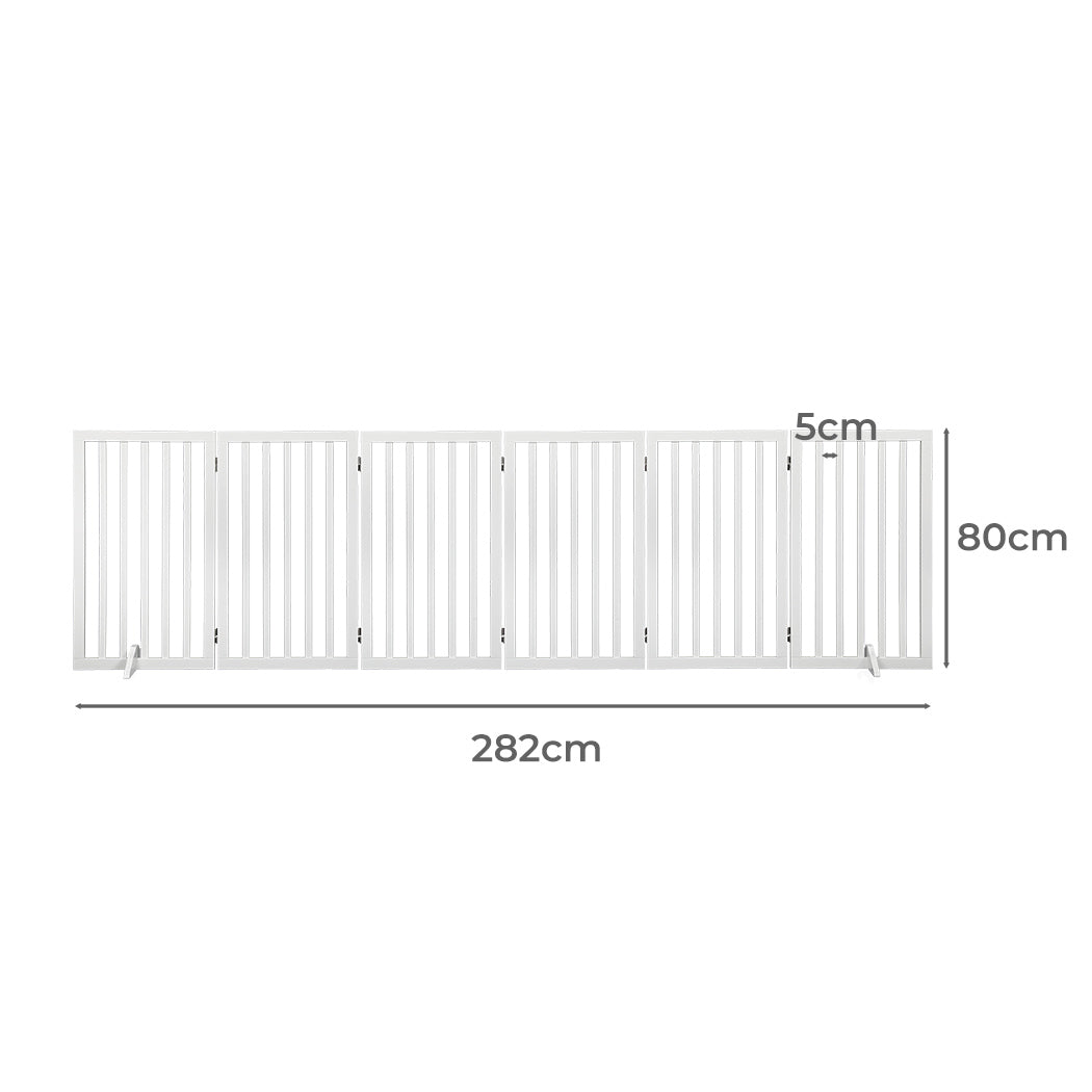 pawz-wooden-pet-gate-dog-fence-safety-white-10-pack-1980114289377284098