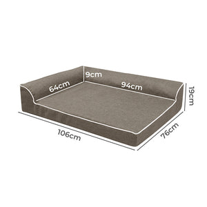 Pawz Orthopedic Dog Bed XL Coffee-1996005408933810178