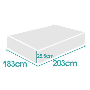 DreamZ Memory Foam Mattress Topper 25cm-1996005551955382274