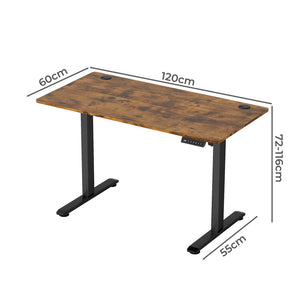 Levede Electric Standing Desk Height Adjustable 120cm-1996009981660499970