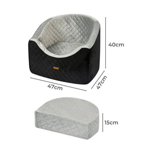 Pawz Dog Car Booster Seat Belt Pet Safe Protector Travel Bed-1996005444212101122