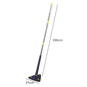 Cleanflo Cleaning Mop Dry Wet Triangle Blue-1973194088543031298