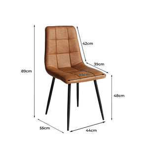 Levede 8x Dining Chairs Kitchen Chair-1996005473349931010