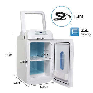Spector Car Fridge Freezer 35L 12V Chest Refrigerator Portable Travel Camping-1996005384833339394