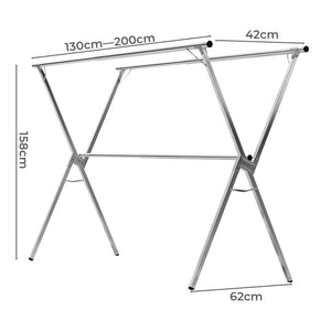 Levede Adjustable Clothes Drying Airer Foldable-1996005394274717698
