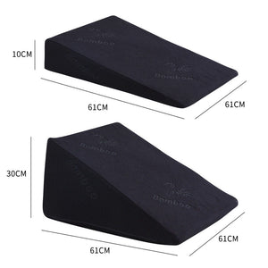 Cool Gel Memory Foam Bed Wedge Pillow With Cover-1996005395763695618