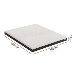Dreamz Queen Mattress Gel Memory Foam Cooling Breathable 15cm Medium Firm-1996005554119643138