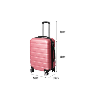 Slimbridge 24"Luggage Case Suitcase Rose Gold 24 inch-1973193940630900738