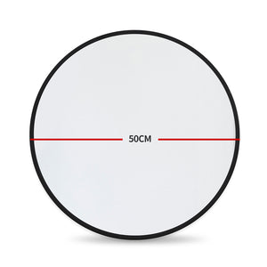 Wall Mirror Round Shaped Bathroom Makeup Small-1975420485516791810