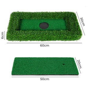Centra Floating Golf Green Mat Set Outdoor-1996005451061399554