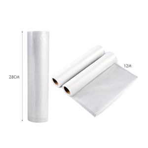 TOQUE Vacuum Food Sealer Seal Bags Rolls 28cm Large-1973194010310873090