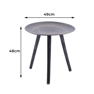Levede Side Table Coffee Bedside End Bronze-1973194068825608194
