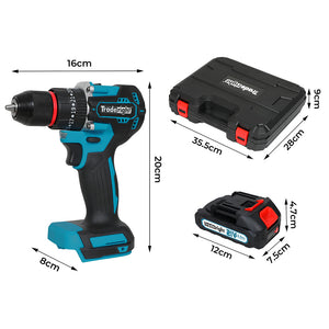 Traderight 21V Cordless Impact Drill with LED Light-1996005587216896002