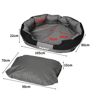 PaWz Waterproof Pet Dog Calming Bed Large-1975420459629547522