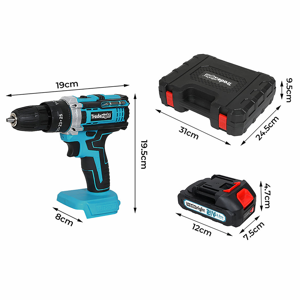 traderight-21v-cordless-drill-driver-set-2-2-0ah-battery-1996005587032346626