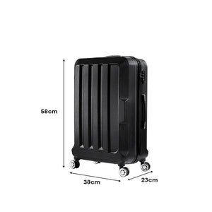 Slimbridge 20" Travel Luggage Lightweight Black 20 inch-1975420477996404738