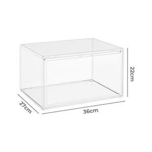 Stacked 6Pc Shoe Box Storage Display Stackable-1996005415183323138
