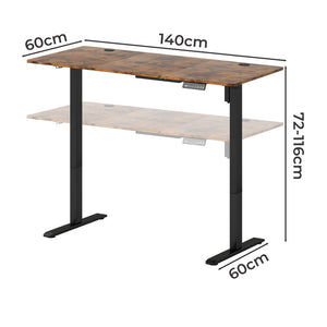 Levede Electric Standing Desk Height Adjustable 140cm-1996009982004432898