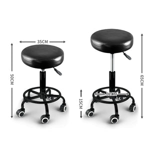 Levede 2x Salon Stool Swivel Bar Stools-1996005493289652226