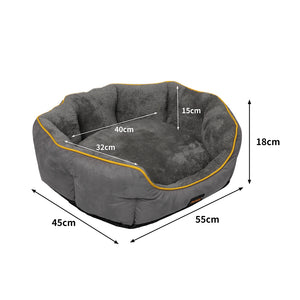 PaWz Electric Pet Heater Bed Heated S Grey Small-1973193656890429442