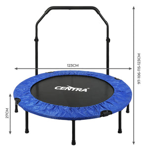 Centra 48" Foldable Mini Trampoline Rebounder Fitness-1996005447454298114