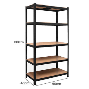 Traderight Warehouse Shelving Garage 1.8X0.9X0.4M Large-1973193869902352386