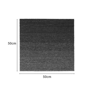 Marlow 20x Carpet Tiles 5m2 Box Heavy Black-1973193861043982338