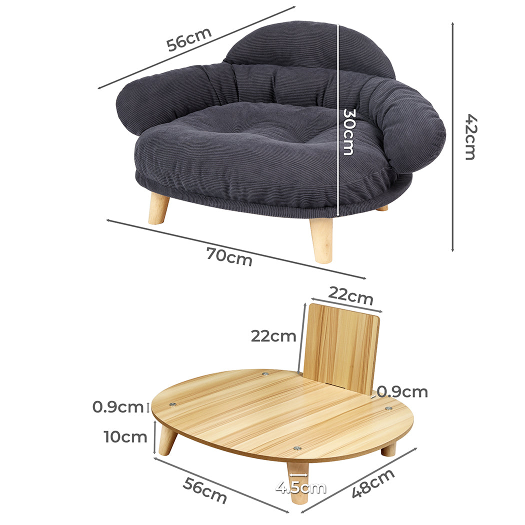 pawz-elevated-pet-dog-cat-sofa-bed-couch-xl-size-grey-1996005432522575874
