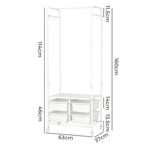 Levede 63CM Clothes Rack Stand Heavy Duty Hanging-1996005449245265922