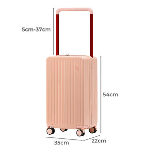 Slimbridge 20" Luggage Wide Handle TSA Lock Pink-1996005403116310530