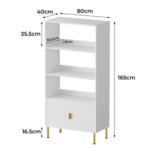 Levede Display Shelf 3 Tier Bookshelf-1996005393356165122