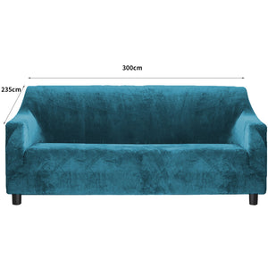 Marlow Sofa Covers 4 Seater High Stretch Green Agate Green-1973193798926340098