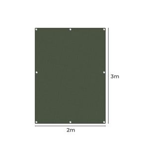 Polyester Canvas Tarp Tarpaulin Sun 2x3 Meter-1973193785617813506